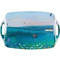 Dusty Meadow Large Tray - Blue