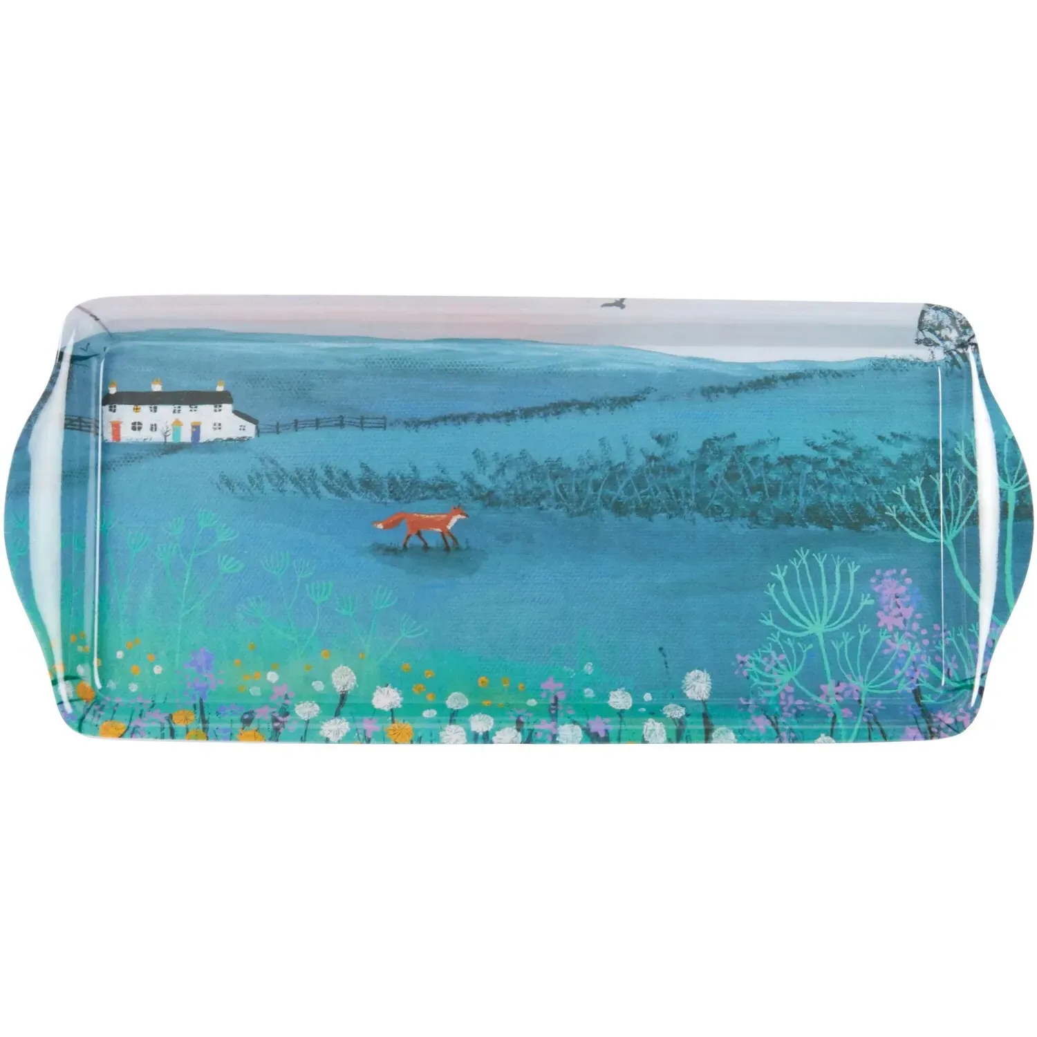 Dusty Meadow Small Tray - Blue image
