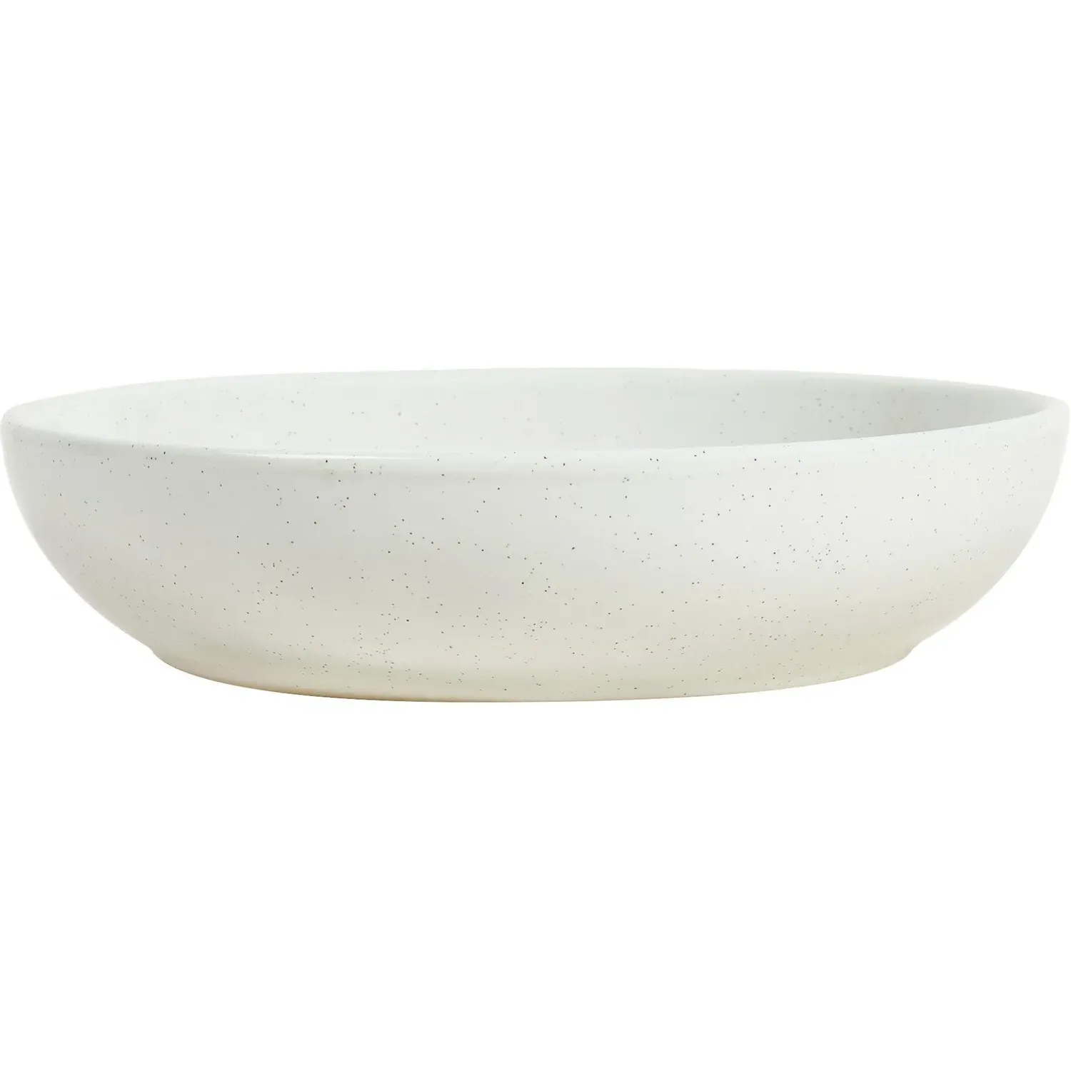 Easy Living Speckled Pasta Bowl - White