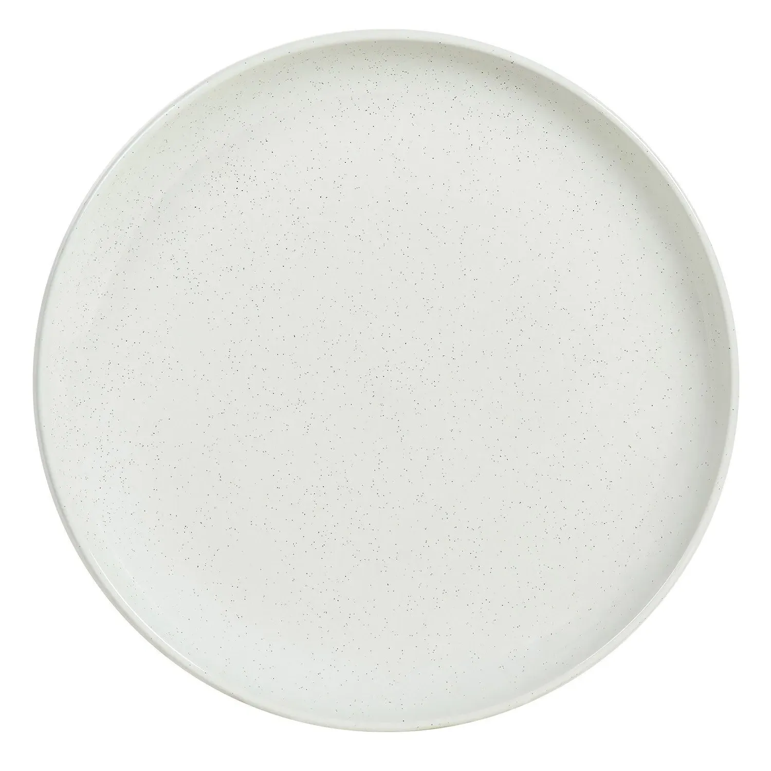Easy Living Speckled Plate - White