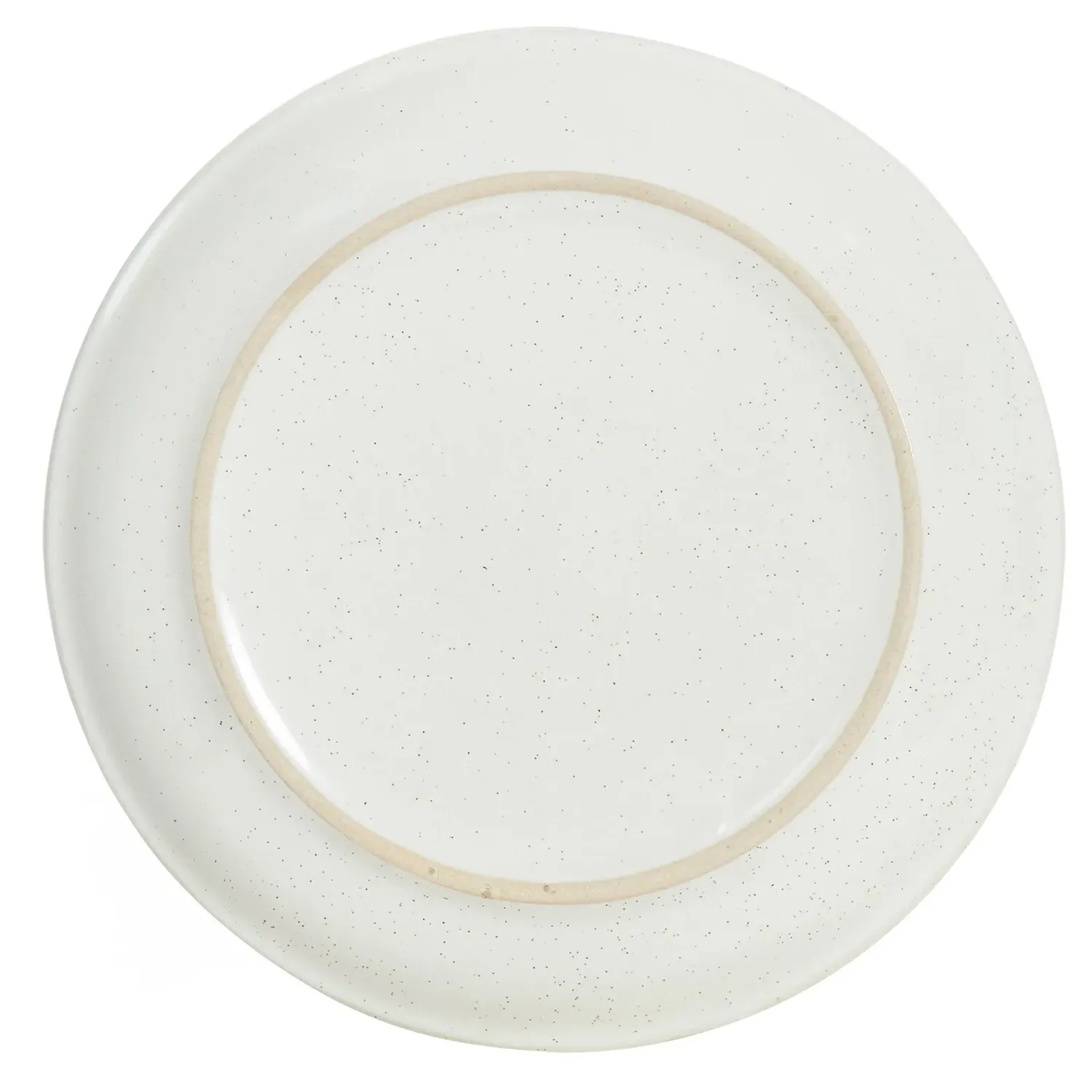 Easy Living Speckled Side Plate - White