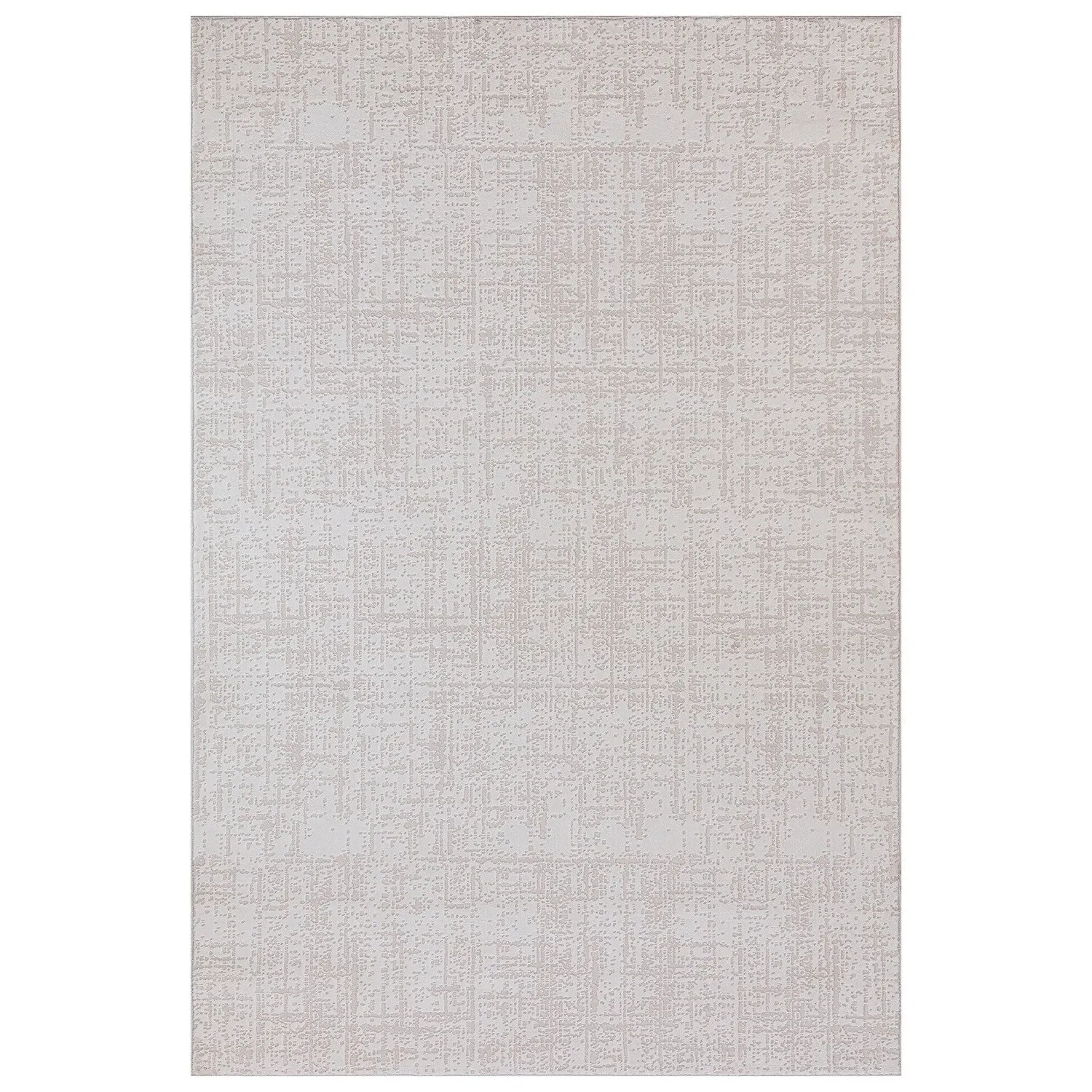 Eden 120cm Textured Rug - Cream