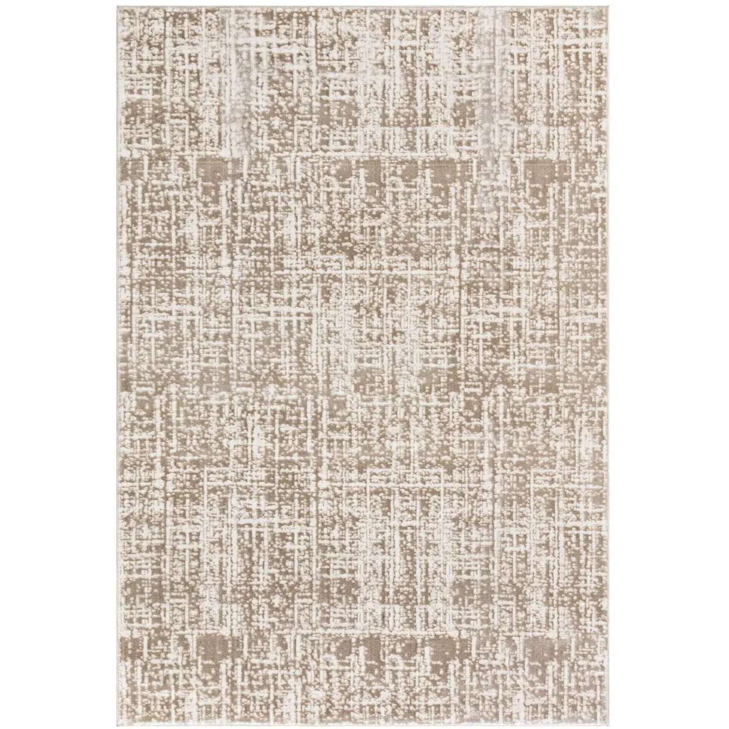 Eden 80cm Textured Rug - Beige image
