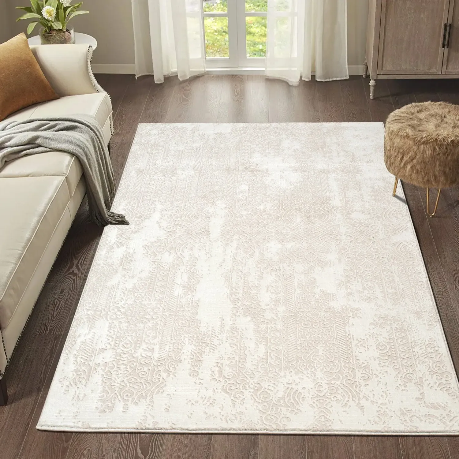 Eden Deluxe Rug - Cream