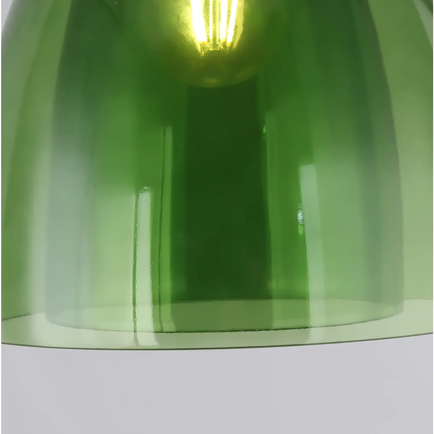 Eden Glass Dome Pendant Light - Green