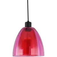 Eden Glass Dome Pendant Light - Pink