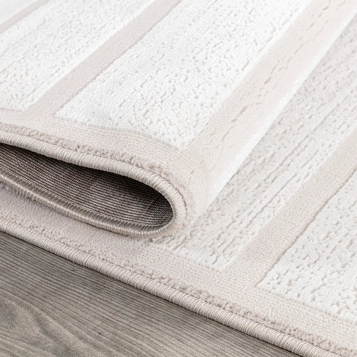 Eden Linear Rug - Cream