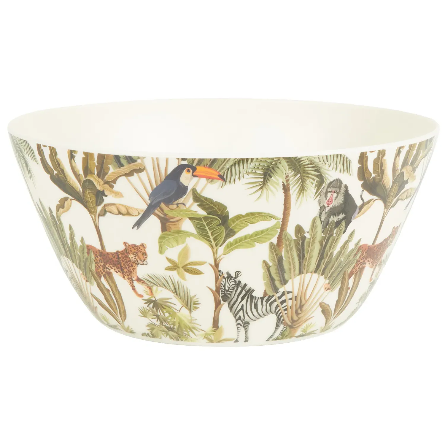 Eden Melamine Serving Bowl - White