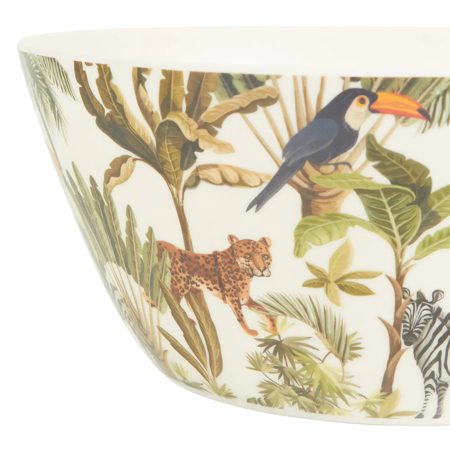 Eden Melamine Serving Bowl - White