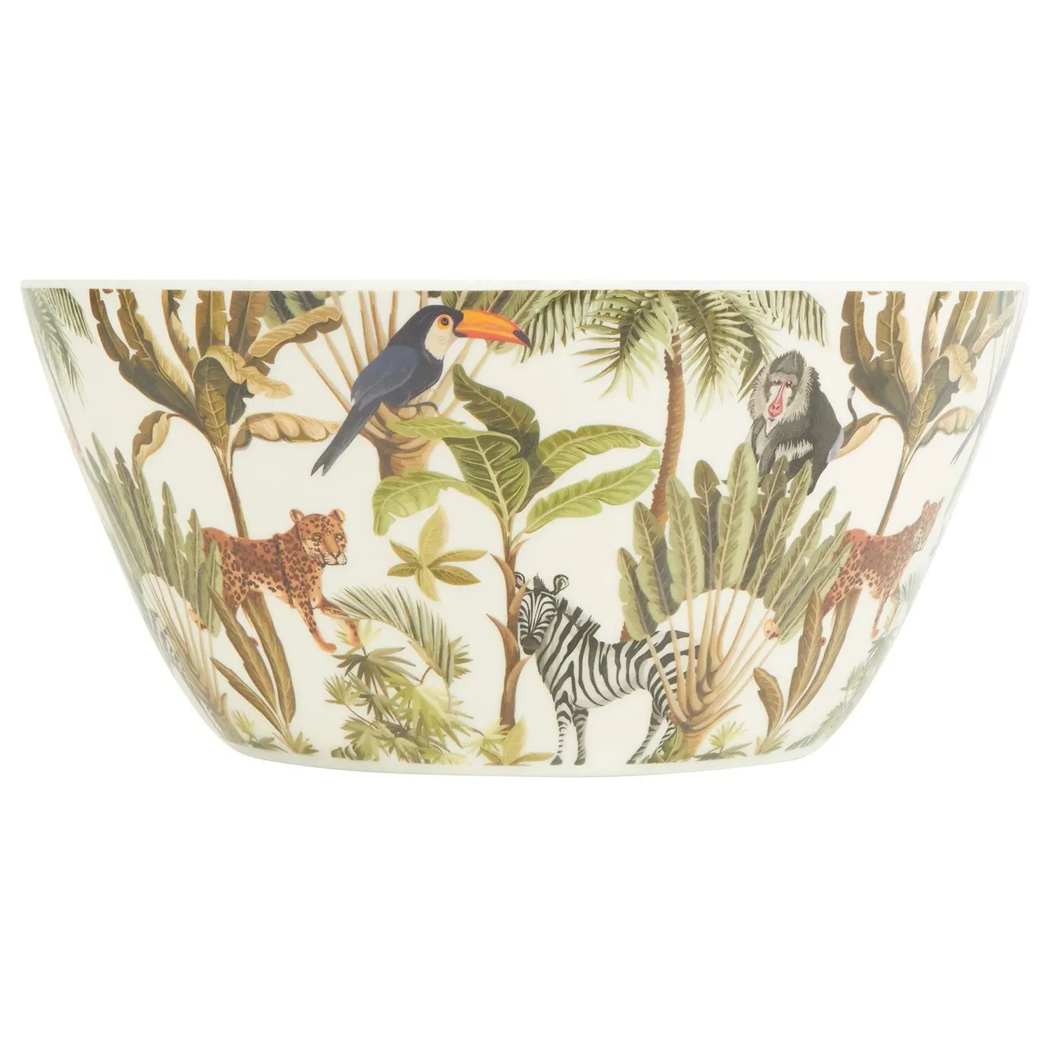 Eden Melamine Serving Bowl - White