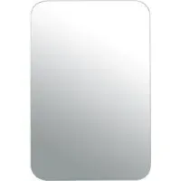 Eden Rectangular Bathroom Mirror - Silver
