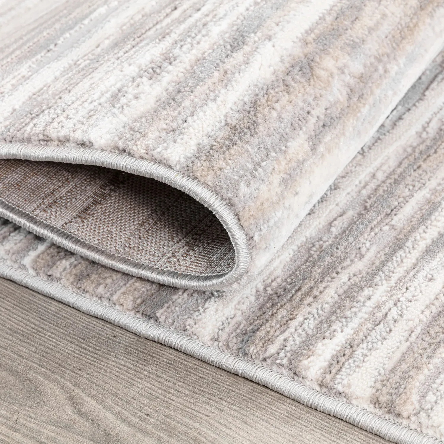 Eden Stripes Rug - Grey
