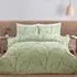 Eden Tufted Double Duvet Set - Sage