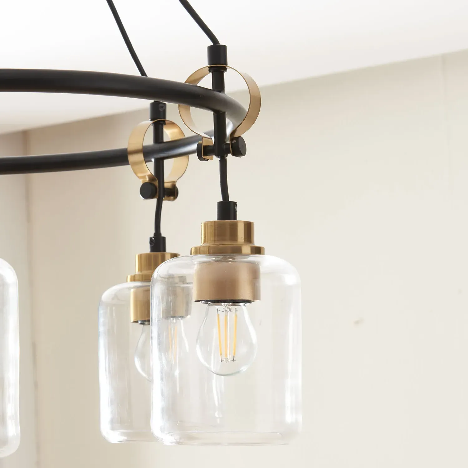 Elba 5 Light Ceiling Fitting - Black