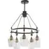 Elba 5 Light Ceiling Fitting - Black