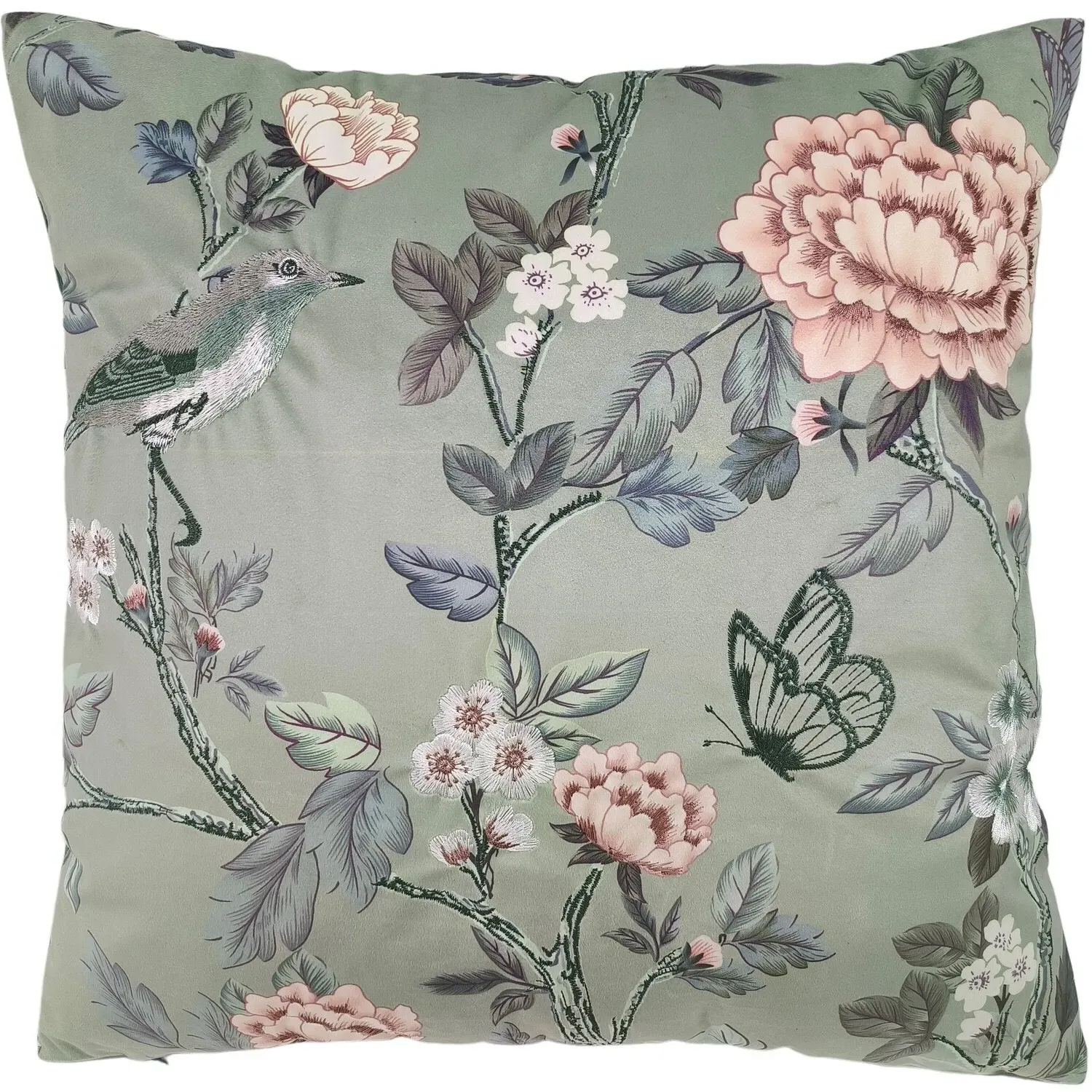 Eleanora Embroidered Cushion - Multicolour image