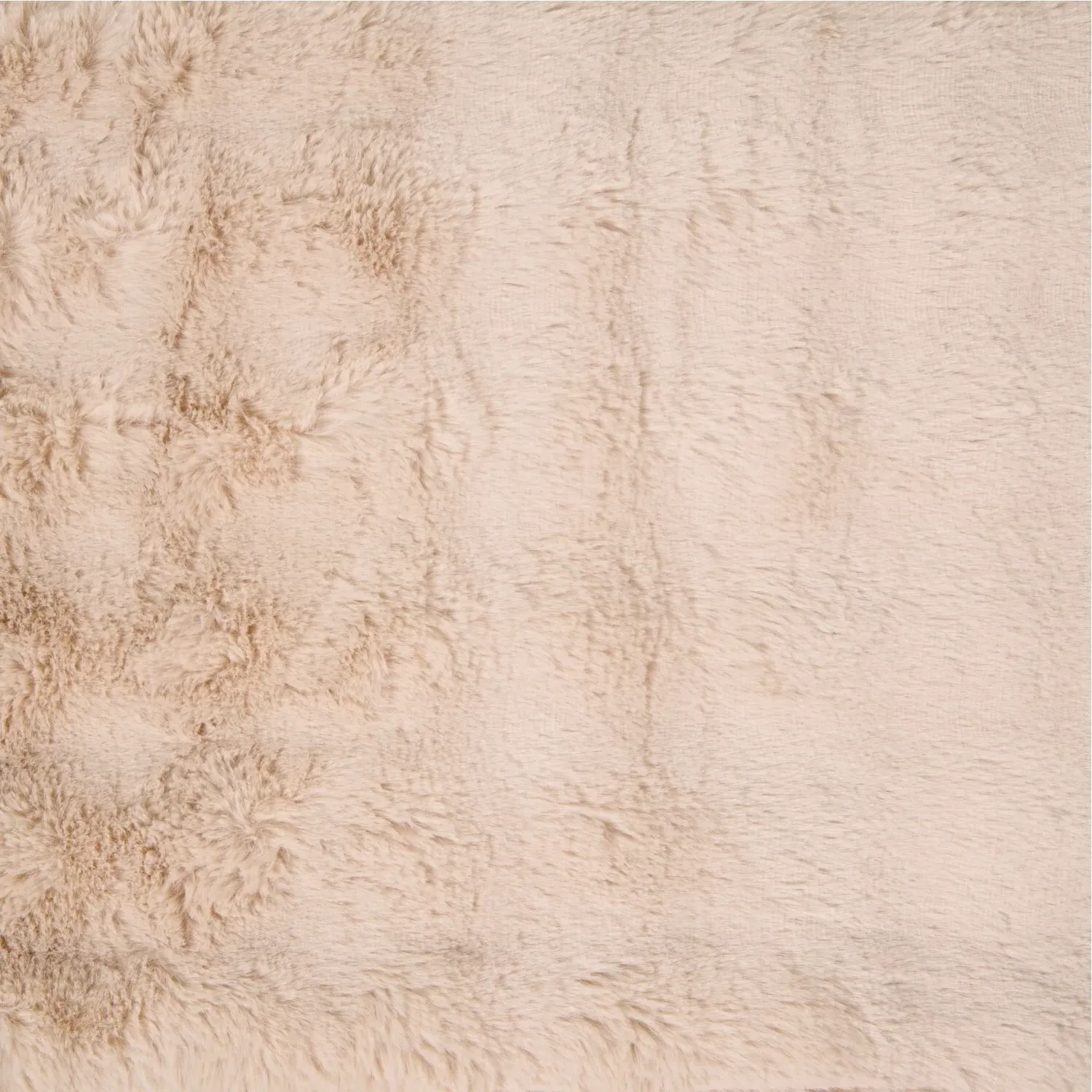 Electric Faux Fur Throw - Champagne