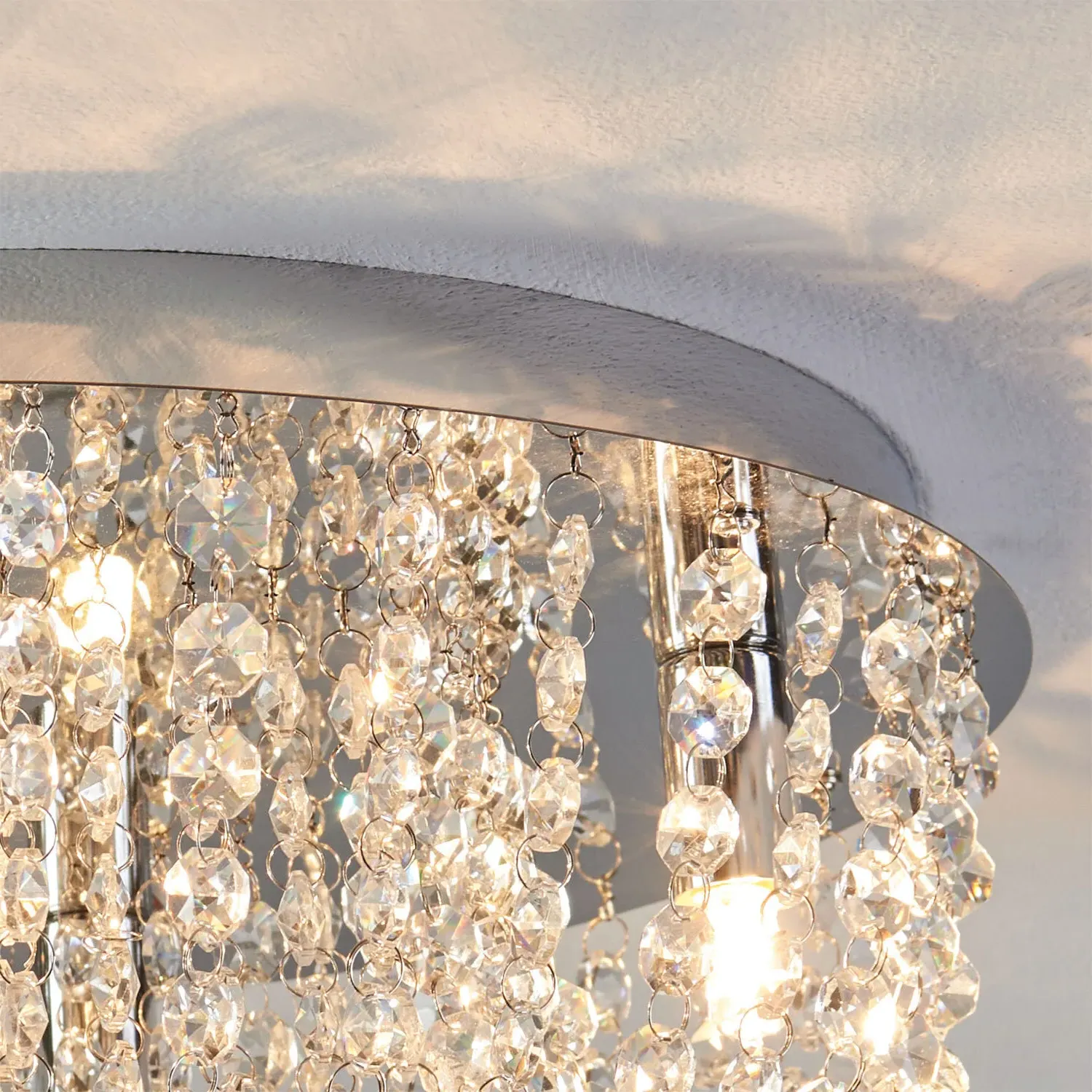 Elegance Crystal 4 Light Ceiling Light
