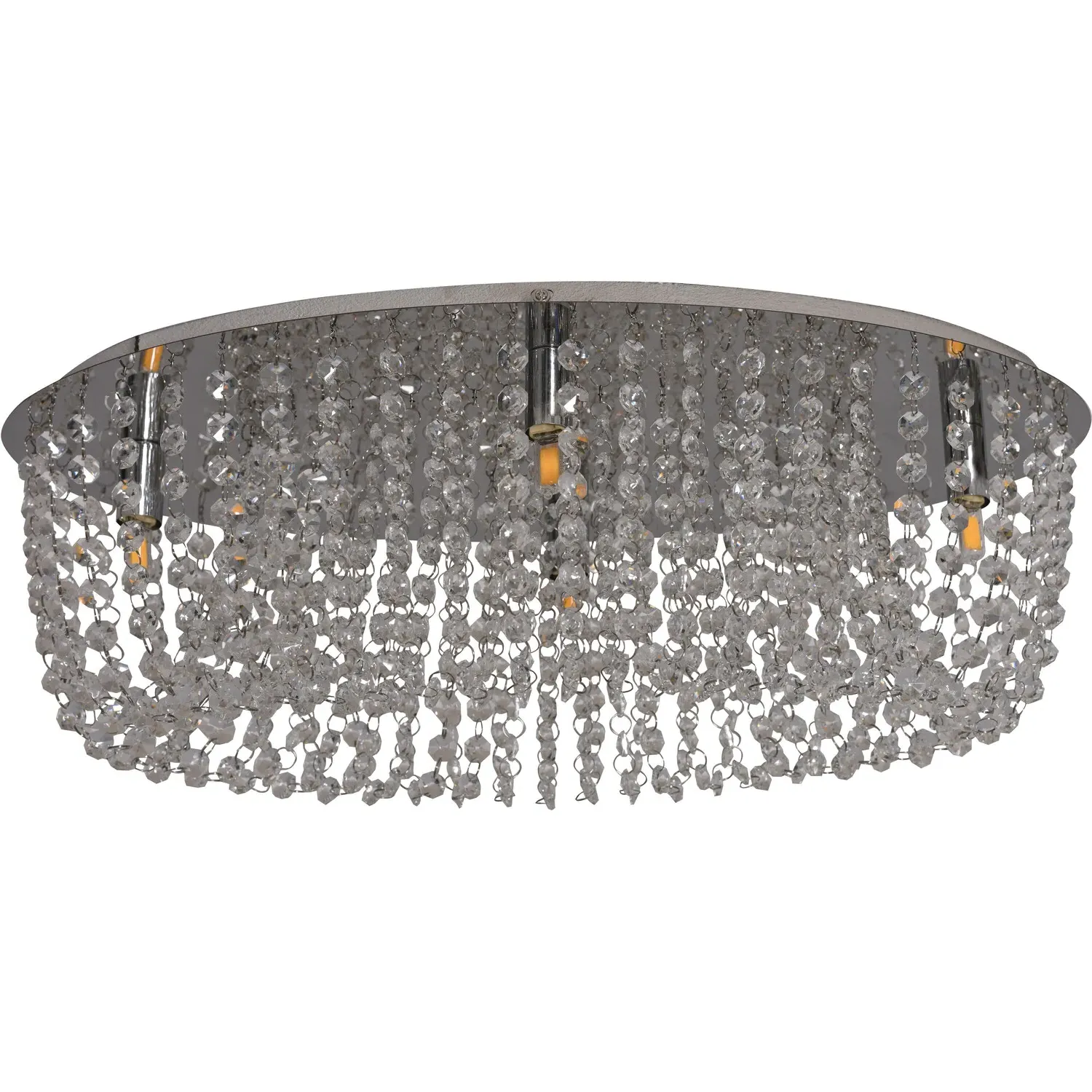 Elegance Oval Ceiling Light - Chrome
