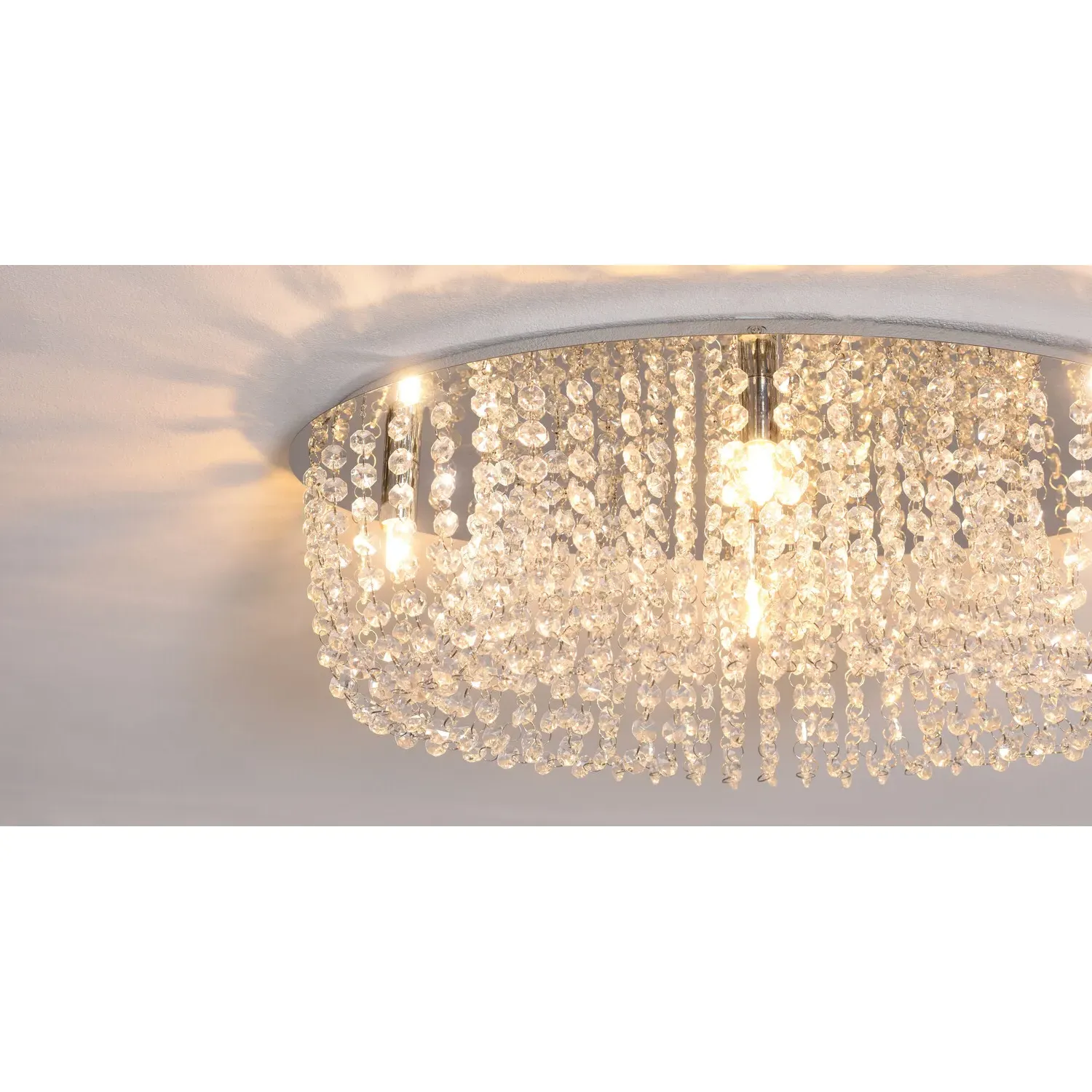 Elegance Oval Ceiling Light - Chrome