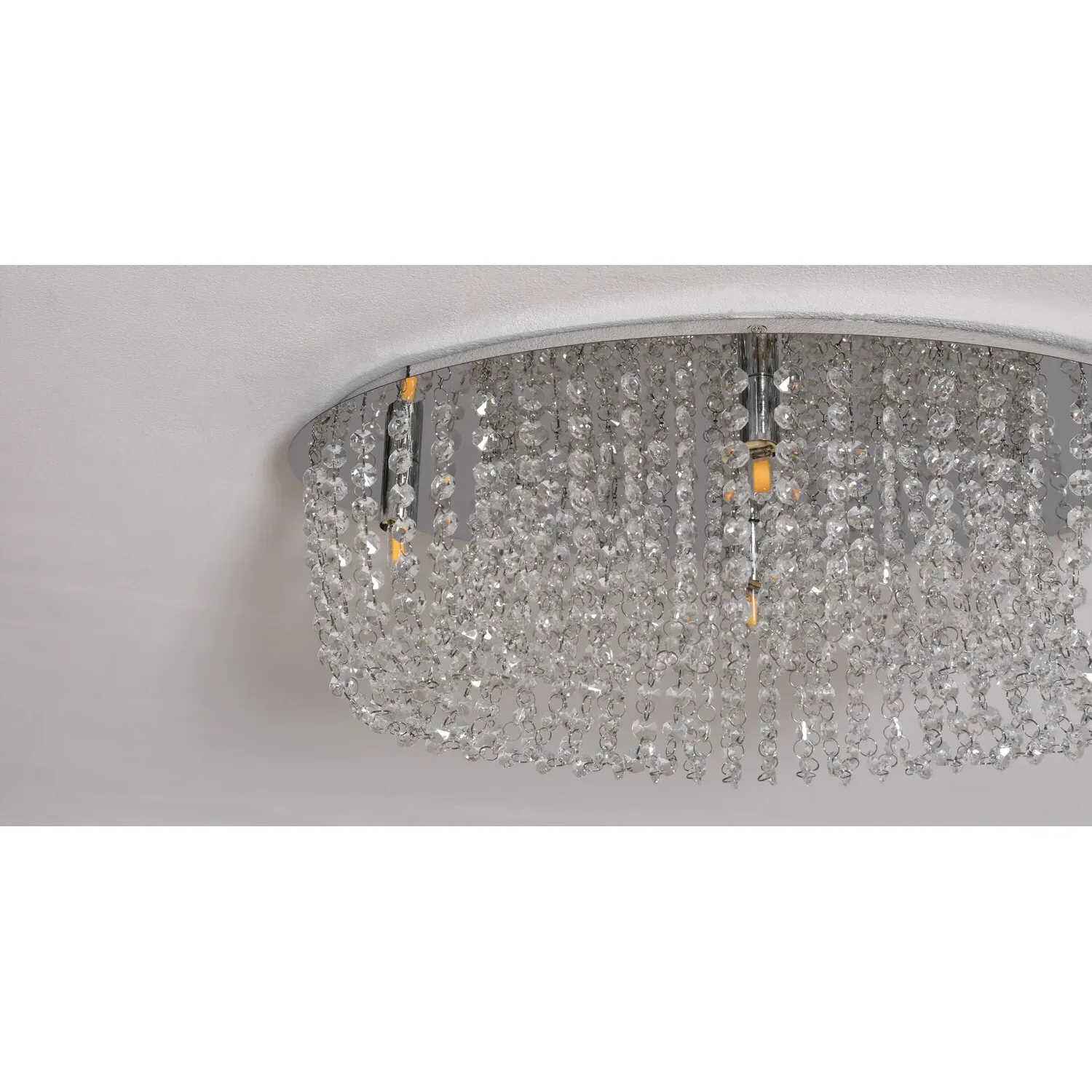 Elegance Oval Ceiling Light - Chrome