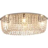 Elegance Oval Ceiling Light - Chrome