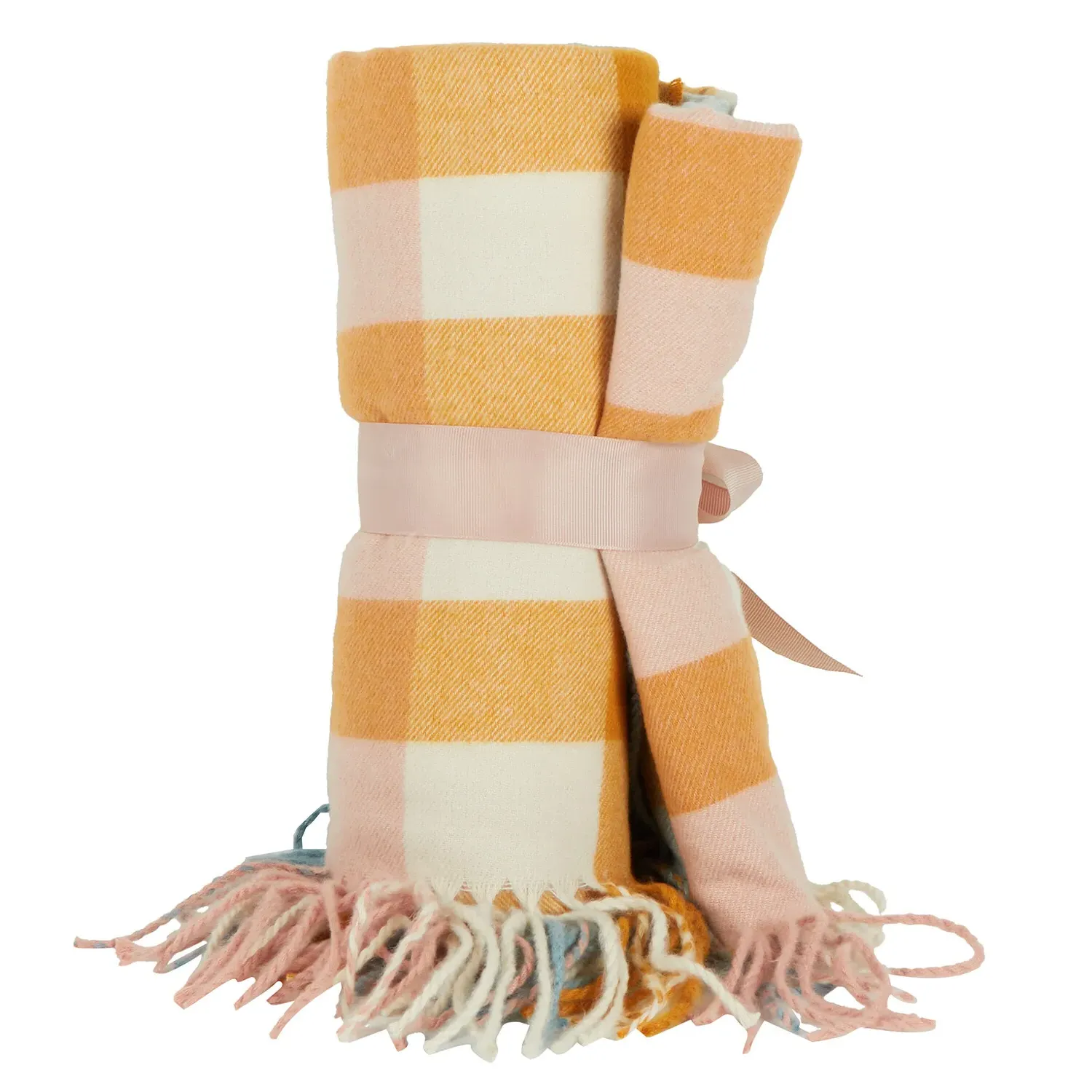 Elia Block Check Throw - Multicolour