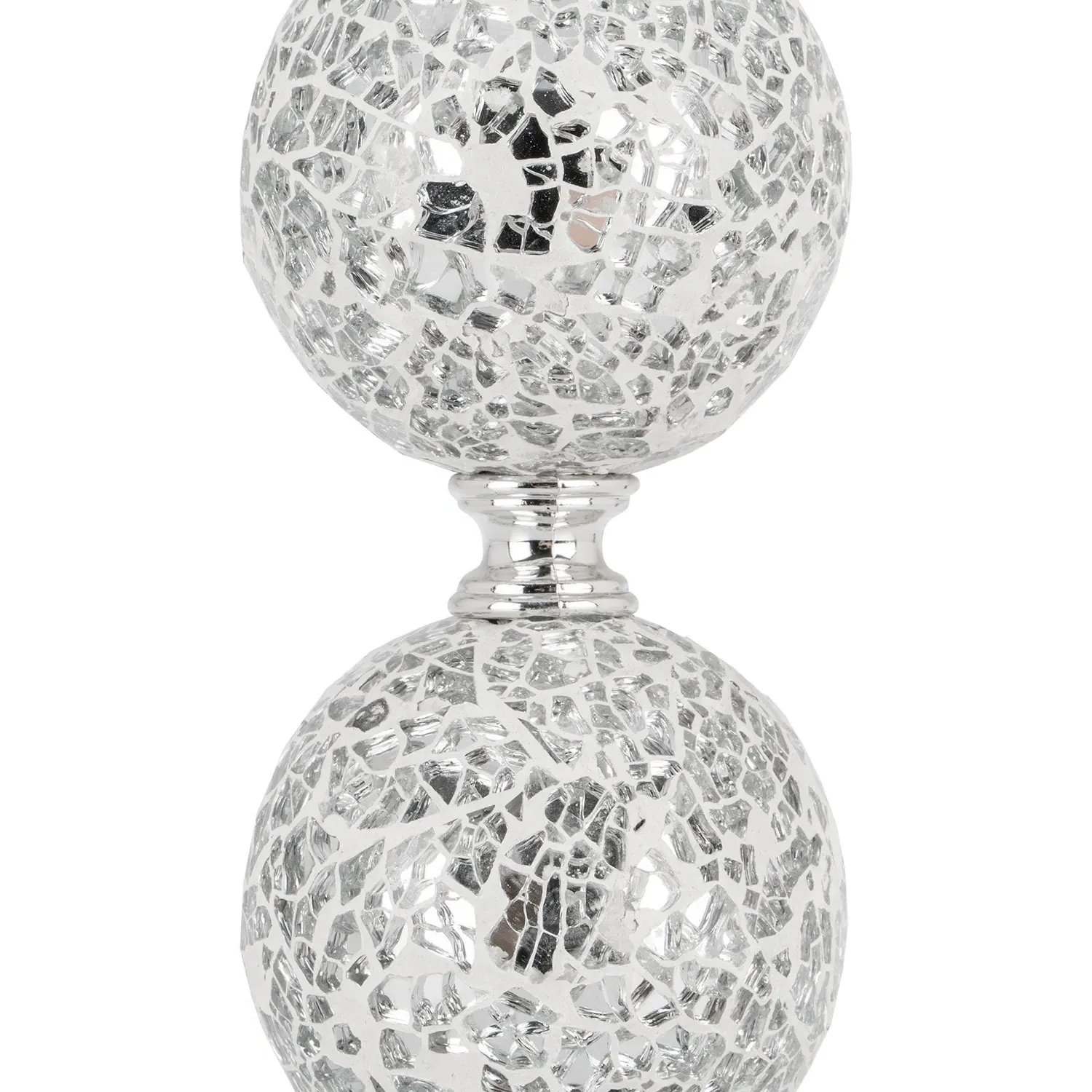 Ella Mosaic Table Lamp - White