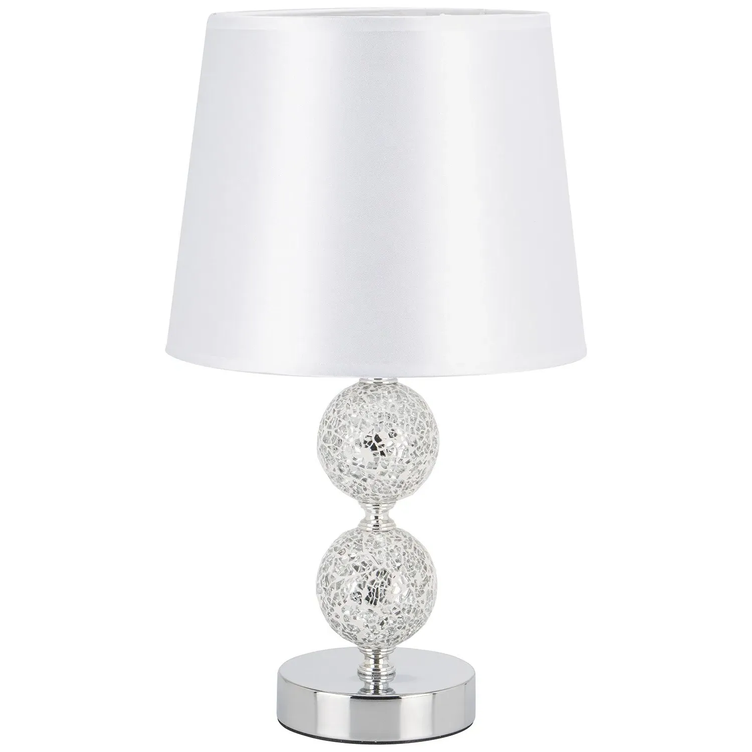 Ella Mosaic Table Lamp - White