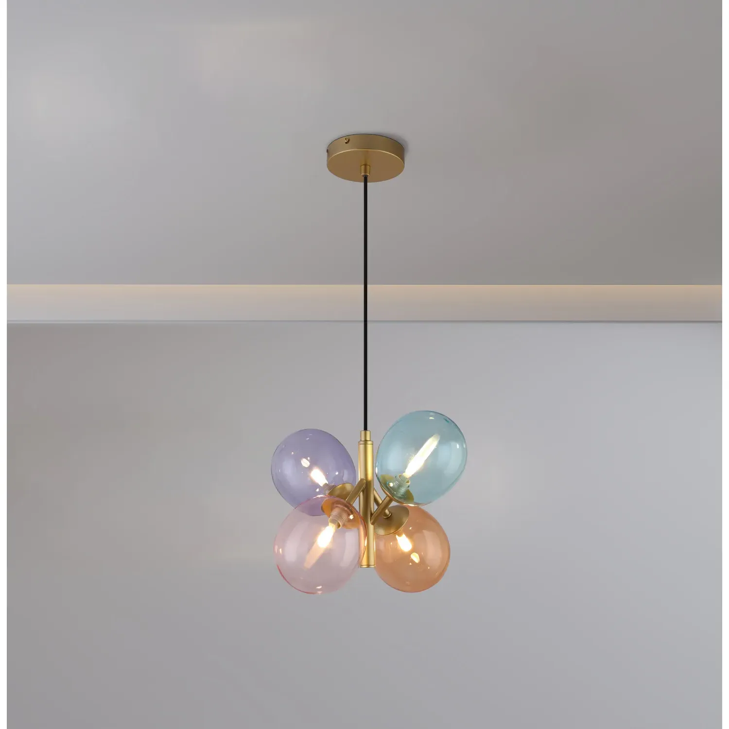 Ellie 4 Light Ceiling Fitting - Gold