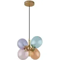 Ellie 4 Light Ceiling Fitting - Gold
