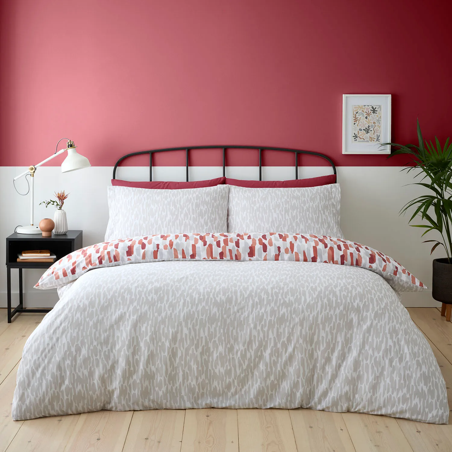 Ellison Double Duvet Set - Rust