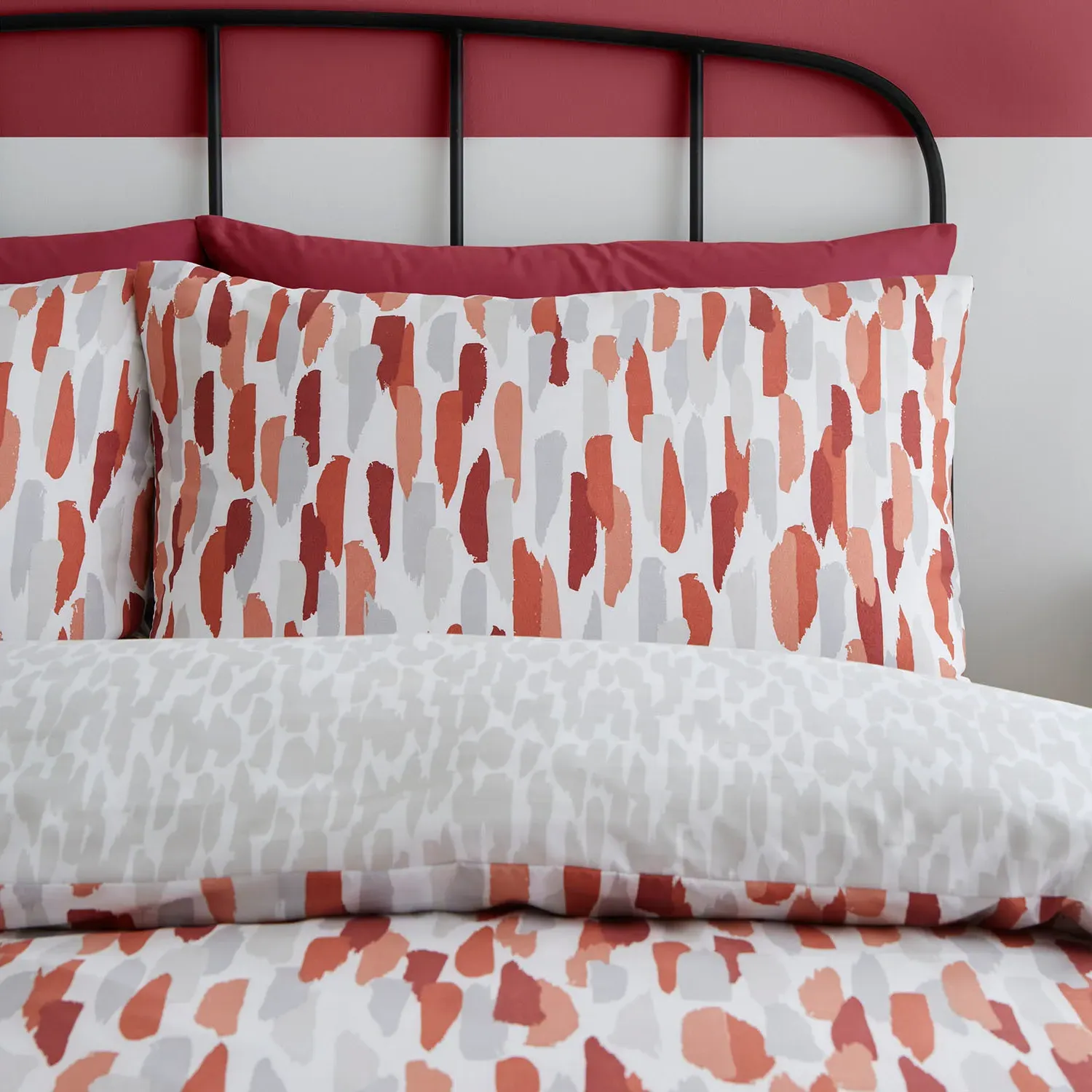 Ellison Single Duvet Set - Rust