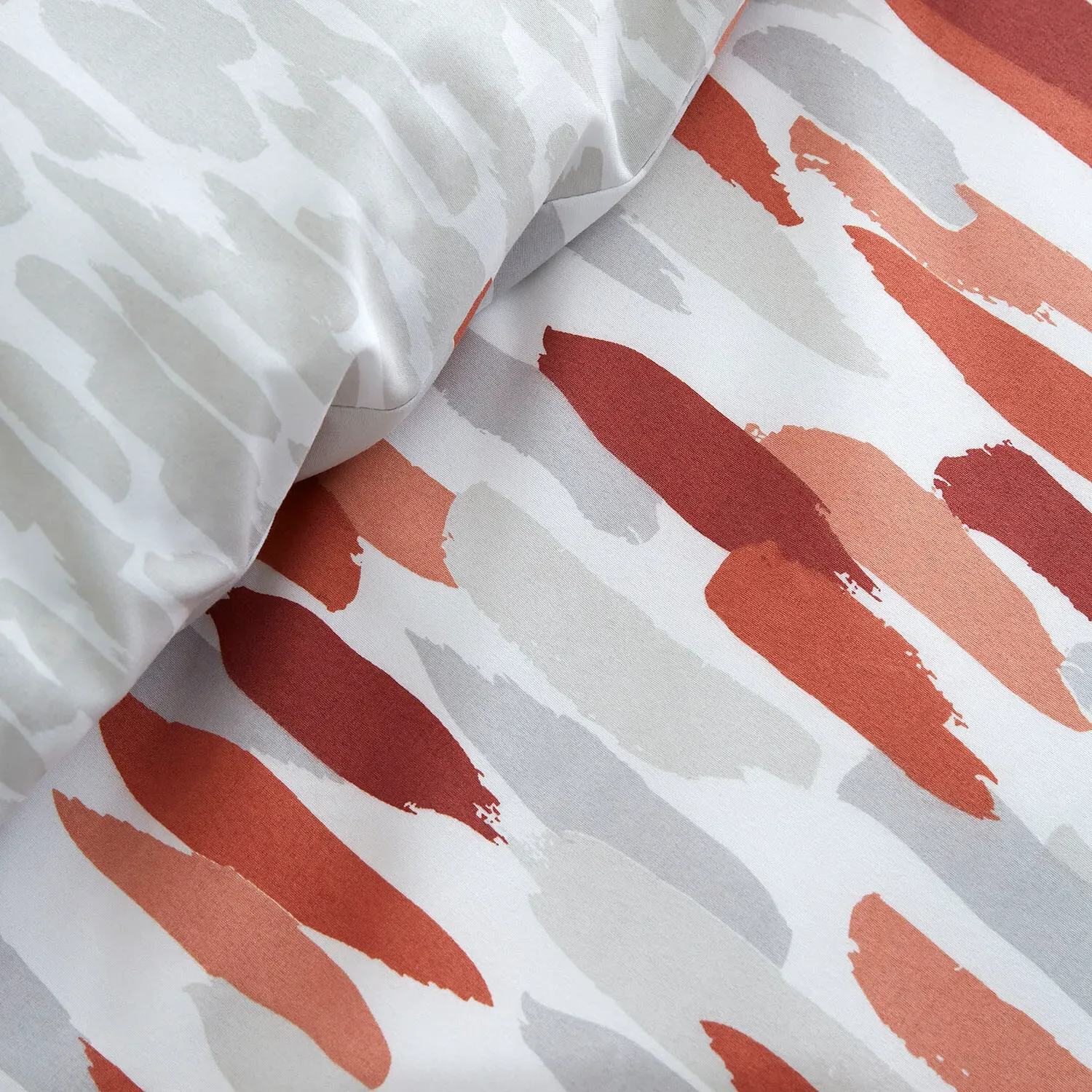 Ellison Single Duvet Set - Rust