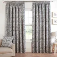 Elmsley Taped Curtain - Navy