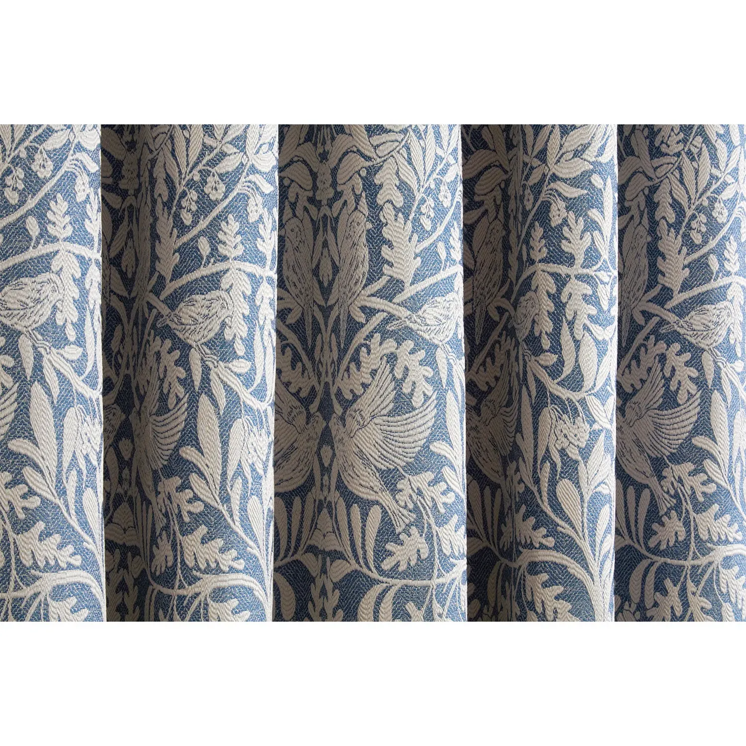 Elmsley Taped Curtain - Navy