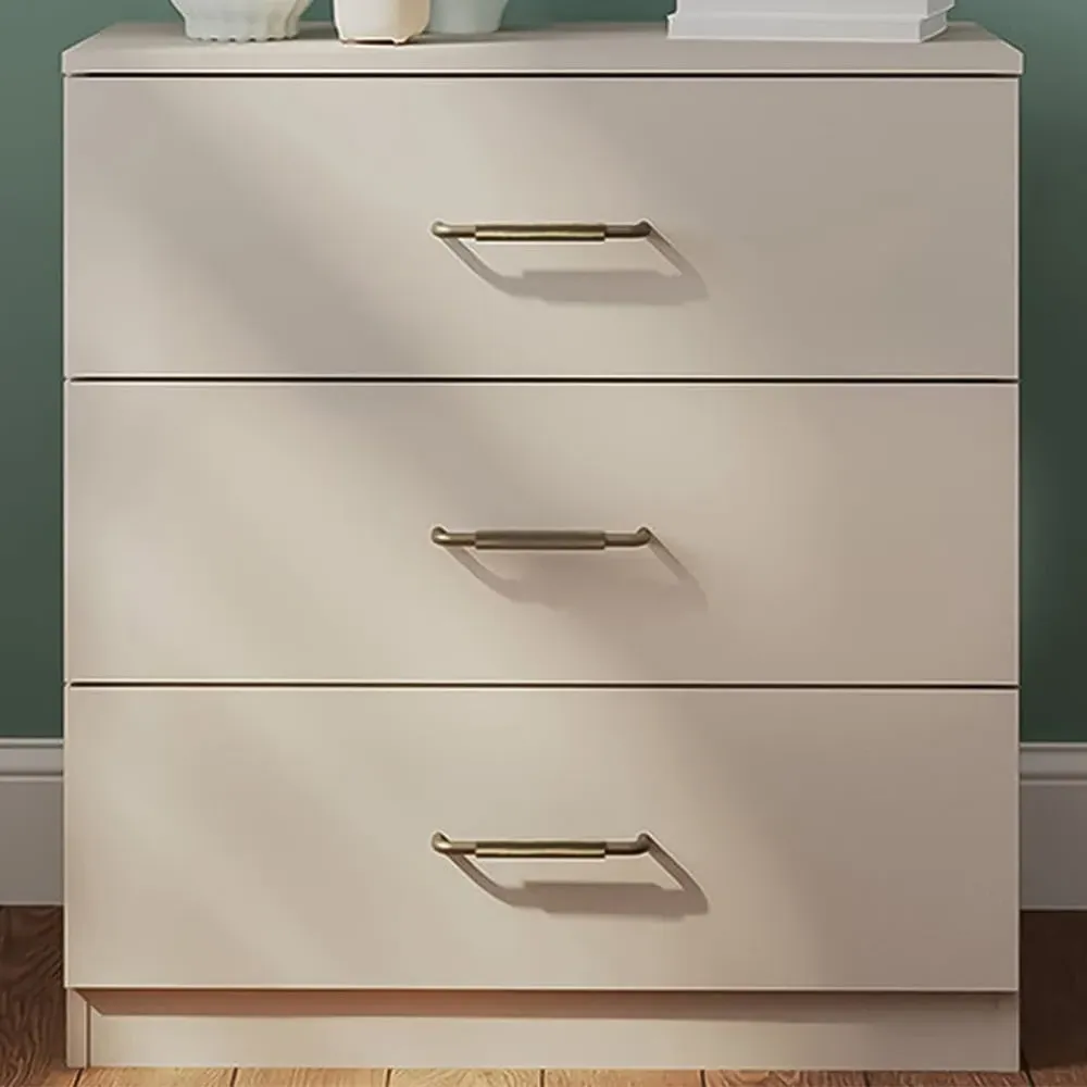 Eloise 3 Drawer Chest of Drawers - Cashmere