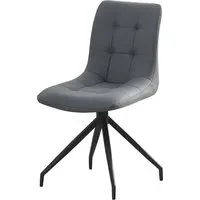 Elora Pair Dining Chairs - Grey