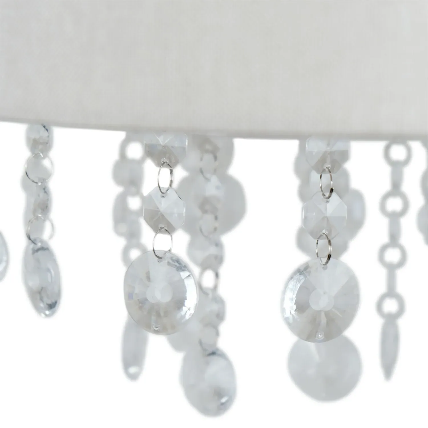 Elspeth Jewel Droplet Shade - White