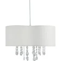 Elspeth Jewel Droplet Shade - White