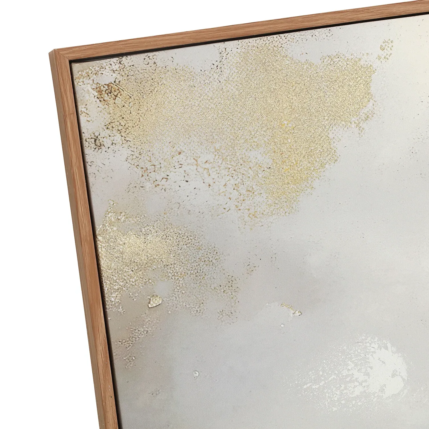 Embellished Cloud Framed Wall Art - Grey