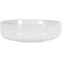 Embossed Heart 7" Pasta Bowl - White