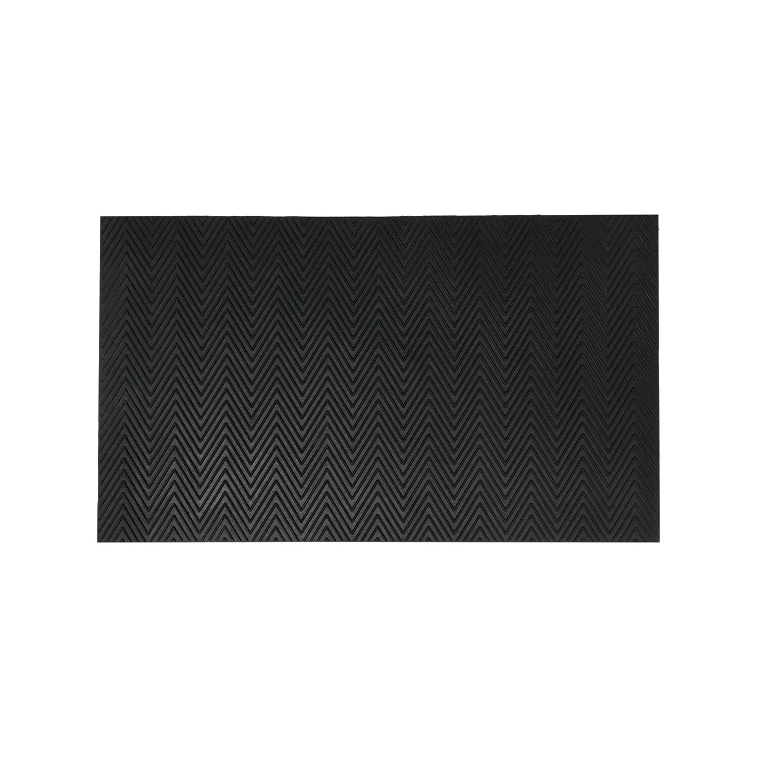 Embossed Rubber Mat - Black
