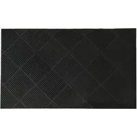 Embossed Rubber Mat - Black