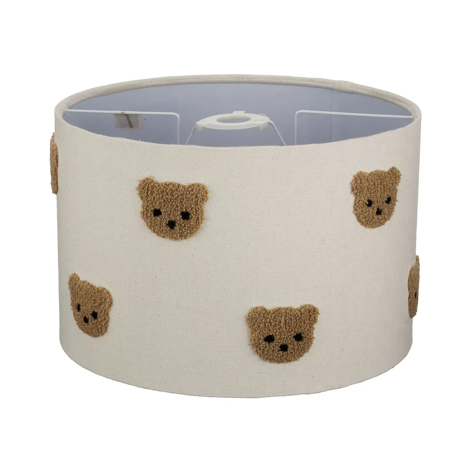 Embroidered Bear Lamp Shade - Brown