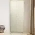 Emilia 2 Door Wardrobe - Cream