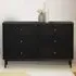 Emilia 6 Drawer Chest of Drawers - Black