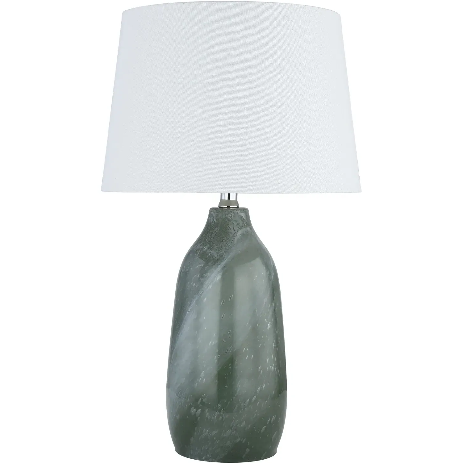 Emilia Table Lamp - Green, Marble image