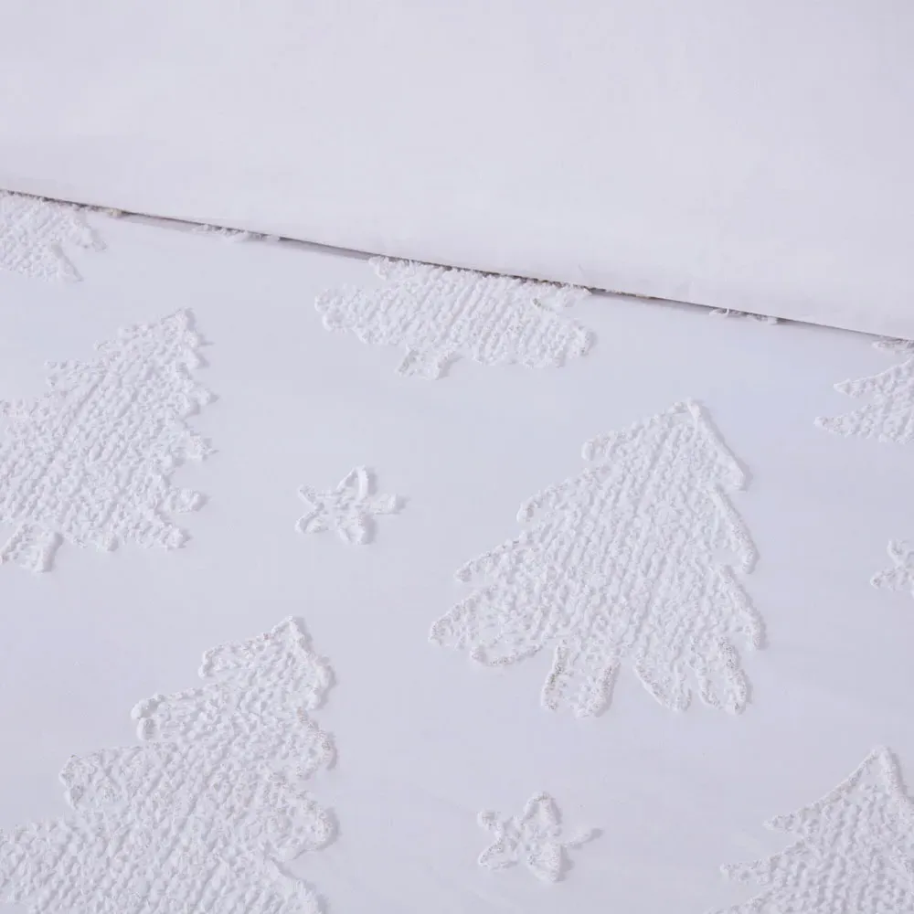 Enchanted Trees Super King Duvet Set - White