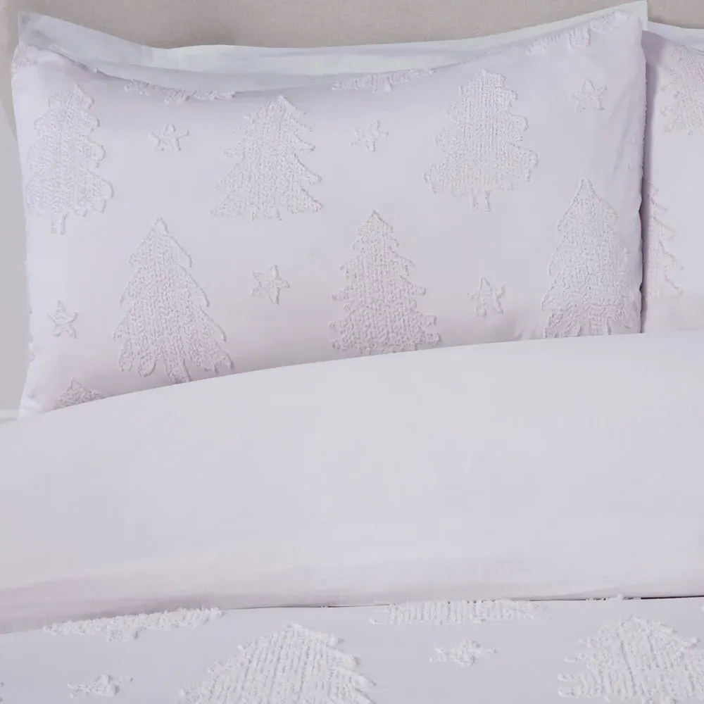 Enchanted Trees Super King Duvet Set - White